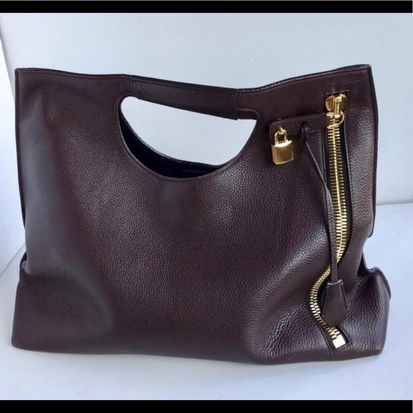 Tom Ford Handbags - TOM FORD burgundy Alix bag